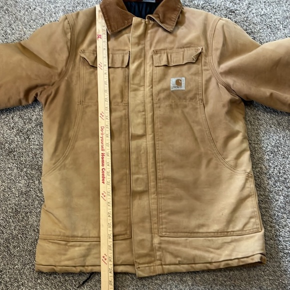Vtg 90s Carhartt Quilt Lined Chore Coat - Picture 13 of 14